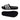 Chancla Adidas Adilette Aqua negra hombre vista superior y suela con logo - © Calzados Modesto®