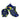 Sandalia deportiva Joma MDS.SEVEN JR 2203 azul para niño: vista lateral y trasera - © Calzados Modesto®