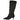Botas de ante negro para mujer Pink Desert, vista lateral con tacón bajo - © Calzados Modesto®