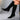 Botas altas negras de ante para mujer Pink Desert QT07-113 con tacón fino - © Calzados Modesto®