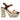 Sandalias L&R SHOES beige de plataforma y tacón alto con suela de esparto trenzado - © Calzados Modesto®