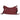 Detalle de la parte trasera del bolso burdeos PINK DESERT para mujer con bolsillo con cremallera - © Calzados Modesto®