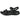 Sandalias Skechers MD15316 negras mujer, vista lateral mostrando suela y ajuste ergonómico - © Calzados Modesto®