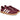 Par de zapatillas Adidas Breaknet Sleek borgoña para mujer, con detalles blancos y suela marrón clara - © Calzados Modesto®