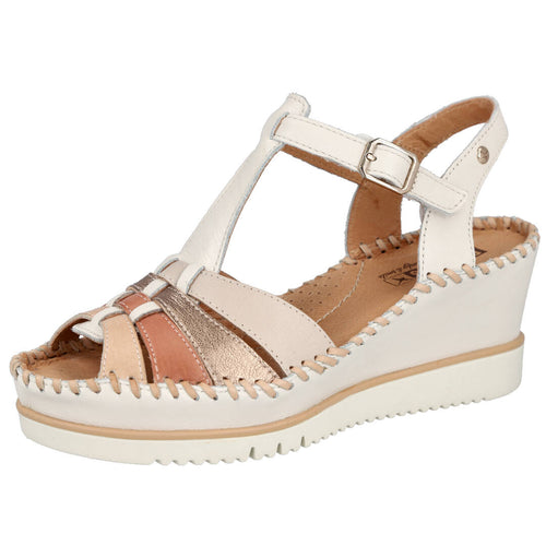 Pikolinos MDW3Z-1836C1 Cuñas Blancas y Beige para Mujer