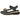 Sandalia piel negra plataforma cadena dorada OH MY SANDALS 5663 © Calzados Modesto®