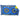 Bubble Bobble 0170-5 Marino mujer, vista frontal de zapatilla náutica azul con detalles amarillos y borlas - © Calzados Modesto®