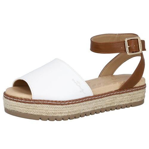 Mtng 59617 Sandalias planas Blanco Mujer