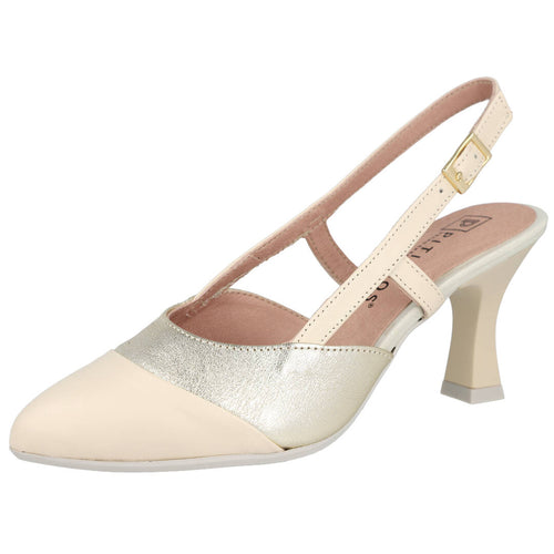 Pitillos MD10525 Sandalia Fiesta Crema Mujer