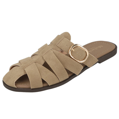 Pink Desert DM508 Sandalia plana Beige para Mujer