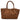 Bolso Pink Desert MJY6191 marrón, detalle del cierre dorado y la textura del material, elegante y funcional - © Calzados Modesto®