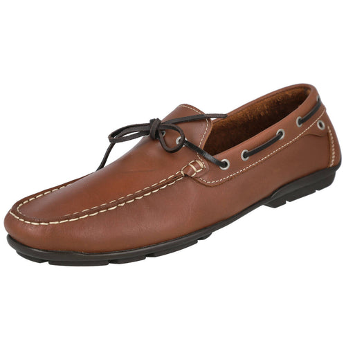 Bubble Bobble 9041P Mocasines de Cuero Marrones para Hombre