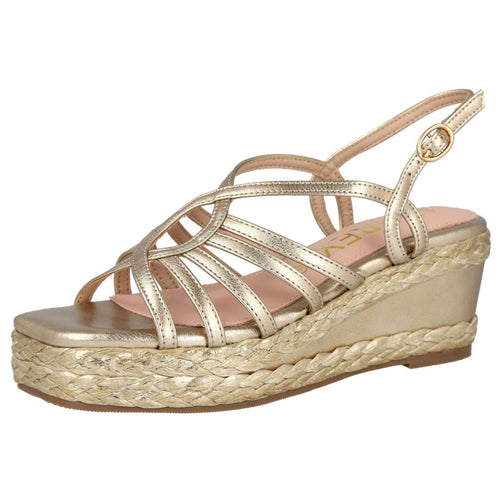 Azarey 494L862 Cuñas Doradas para Mujer