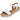 Sandalia piel blanca cuña esparto OH MY SANDALS 6111 © Calzados Modesto®