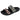 Chanclas de pala Crocs 207847-064 para mujer, diseño animal print frontal - © Calzados Modesto®