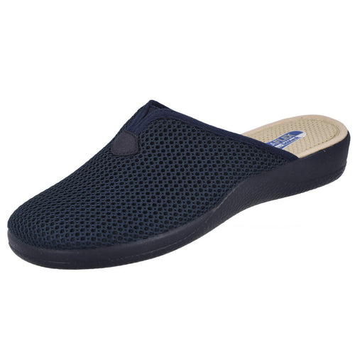 Devalverde 1184 Zapatilla abierta azul para mujer
