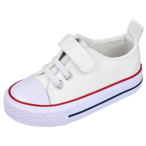 L&R Shoes 1-A12A-R Zapatilla Lona Blanco Niño