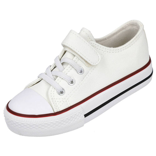 Bubble Bobble B-167 Zapatilla de lona Blanco para Niño/Niña