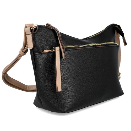 Pink Desert JYL68022 Bolso Bandolera Negro para Mujer