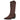 Bota cowboy marrón mujer Pink Desert H195 vista frontal con tachuelas - © Calzados Modesto®