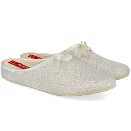 Norteñas AL37-664 Zapatillas Abiertas Plateadas para Mujer