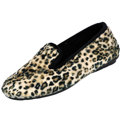 Bubble Bobble 227008 Zapatillas de Casa Leopard para Mujer