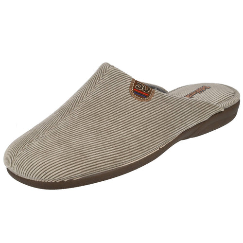DeValverde MD3073 Zapatillas de Casa Beige para Hombre