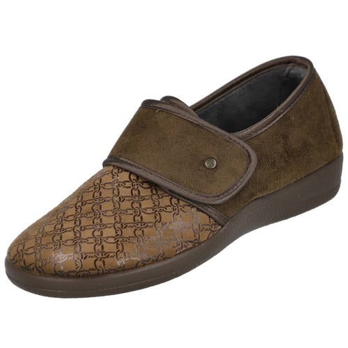 DeValverde 1109 Zapatilla Cerrada Marron para Mujer