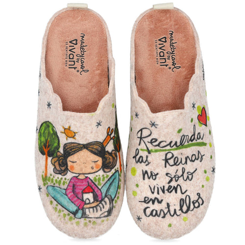 Vivant V-IL-C2520 Zapatillas abiertas Beige Mujer