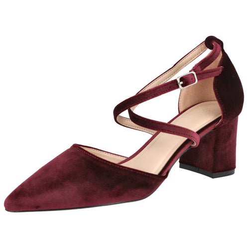 Pink Desert HH-3A042 Sandalia burdeos para Mujer