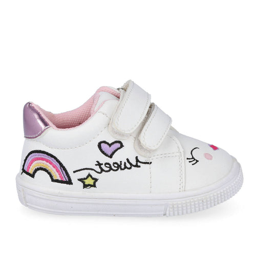 Bubble Bobble A2820 Zapatillas Deportivas Blanco para Niña