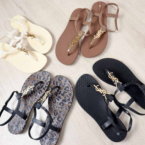 L&r Shoes MDA-16 Leopardo Sandalias Mujer