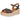Sandalia cuña piel marrón mujer esparto OH! MY SANDALS 6032 © Calzados Modesto®