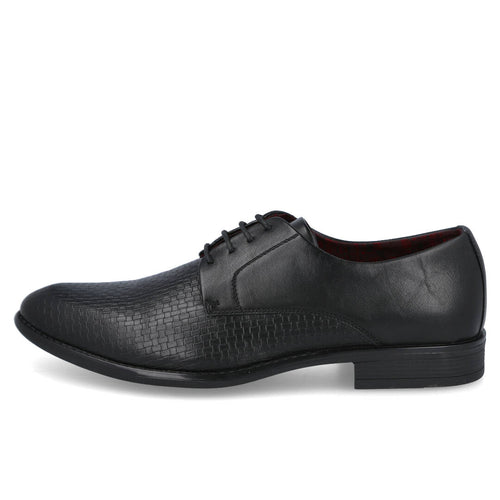 L&r shoes A1671 Zapatos de vestir negro para Hombre