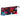 Neceser infantil Safta rojo con estampado abstracto, vista frontal cerrada. - © Calzados Modesto®