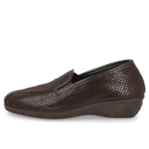 L&R SHOES S9613 Mocasines Marrones para Mujer