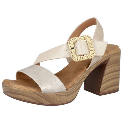 Bubble Bobble BL2620-4 Sandalia Tacón Beige Mujer