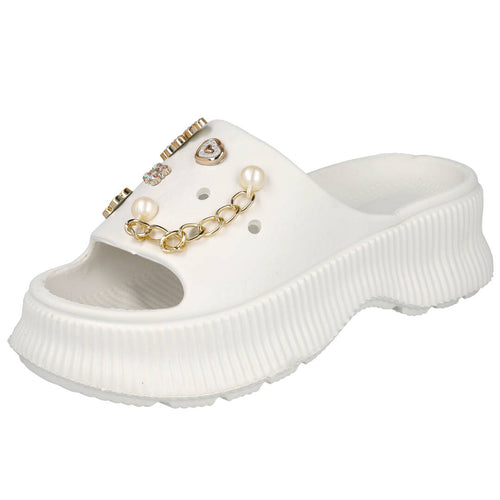 L&r Shoes XF80-62A Chancla Blanco para Mujer
