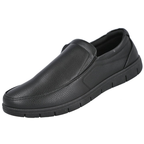 L&R SHOES MDAF005 Mocasines Negros para Hombre