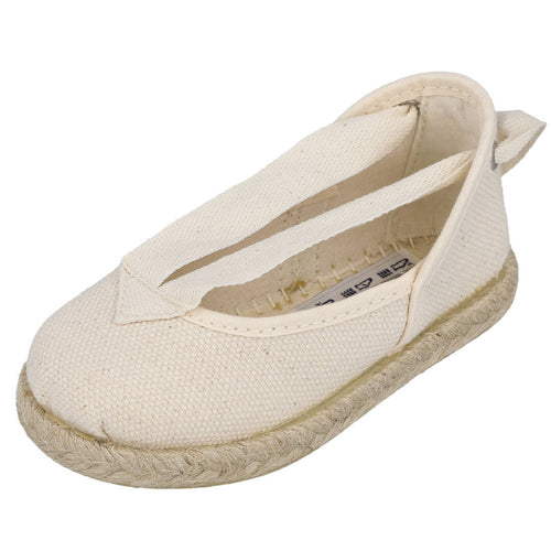 Bubble Bobble 253-P Zapatillas de Lona Beige para Niña