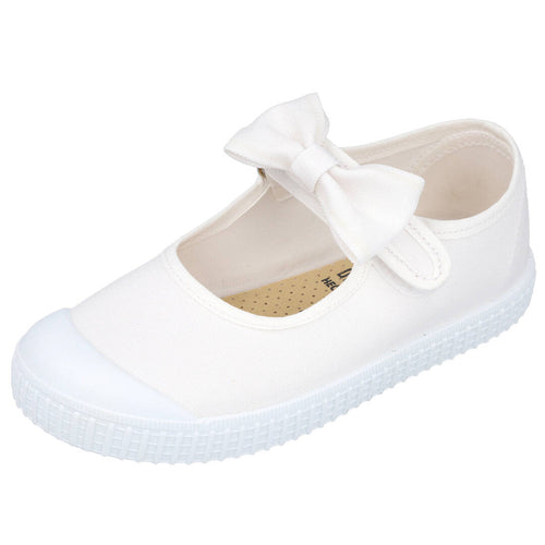 Zapy MDAD30401 Zapatillas de Lona Blanco para Niña