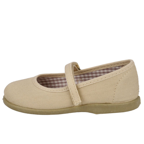 Bubble Bobble 950 Zapatilla Lona Beige Niña