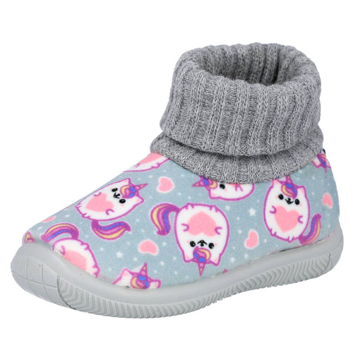 Bubble Bobble 1005 Gris-Rosa Zapatillas Cerradas Niña