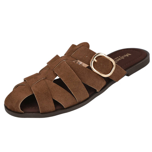 Pink Desert DM508 Sandalias planas Marron para Mujer