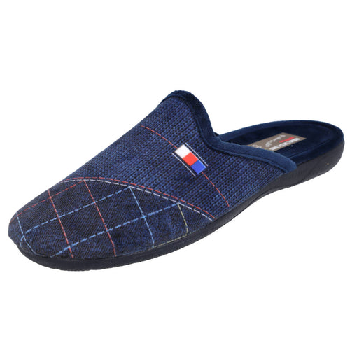 Bubble Bobble MD60-C50 Zapatillas de Casa Azules para Hombre