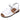 Sandalia blanca L&R SHOES MDB899 niña vista frontal, estilo menorquina, cierre textil adherente - © Calzados Modesto®