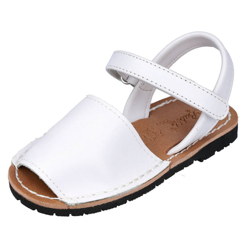 L&R Shoes MDB899 Sandalia Blanco para Niña