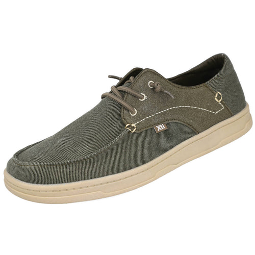 Xti MD145728 Zapatillas de Lona Kaki para Hombre