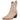 Detalle de bordado en botín beige mujer Pink Desert DH4018, punta fina y tacón madera - © Calzados Modesto®