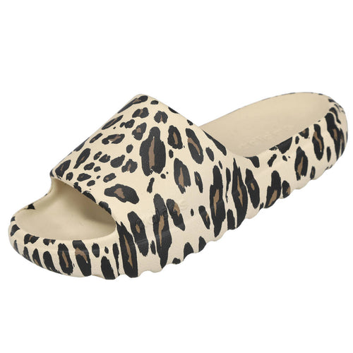 Adidas KJ2187 Chancla de pala Leopardo para Mujer